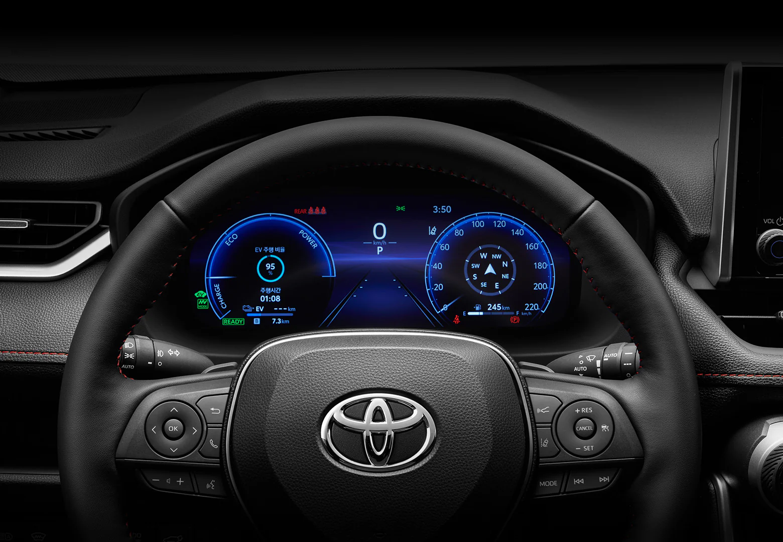 12.3인치 멀티 인포메이션 디스플레이 (MID)